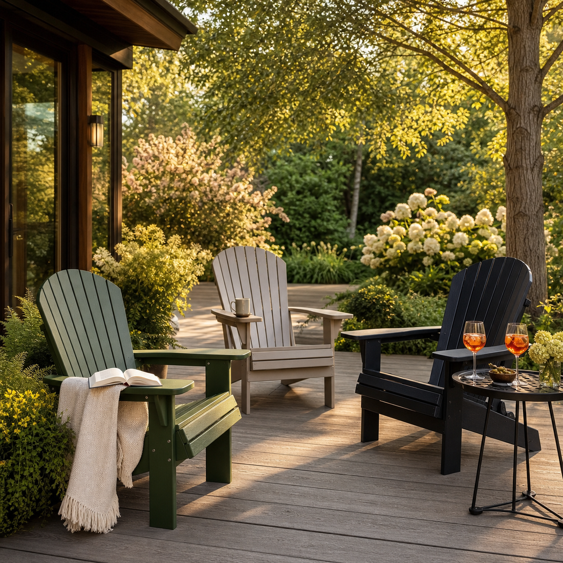 Choisir son fauteuil Adirondack : le guide selon vos moments de détente