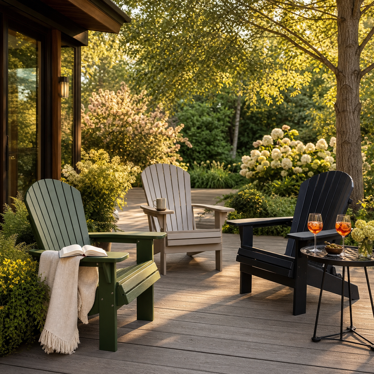 Choisir son fauteuil Adirondack : le guide selon vos moments de détente