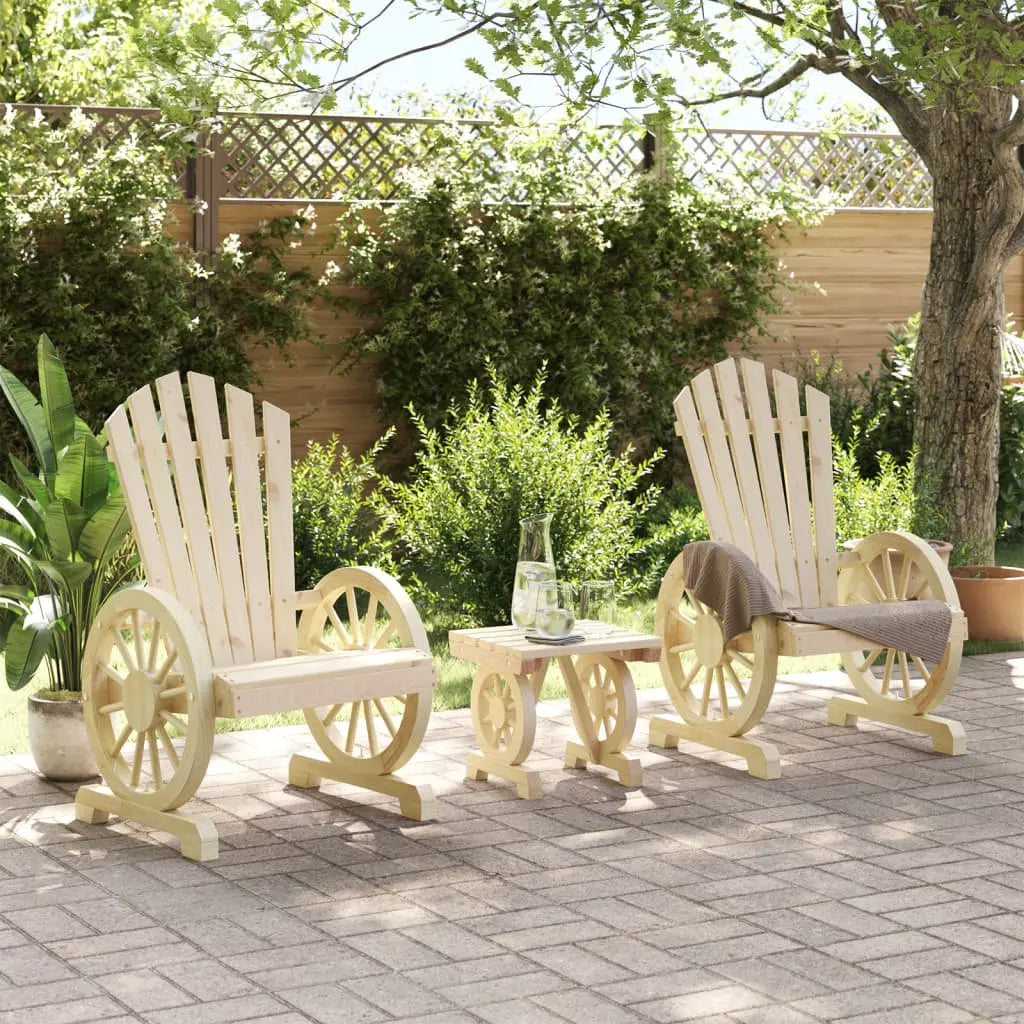 2 fauteuils de jardin style adirondack en cèdre blanc massif - confort garanti