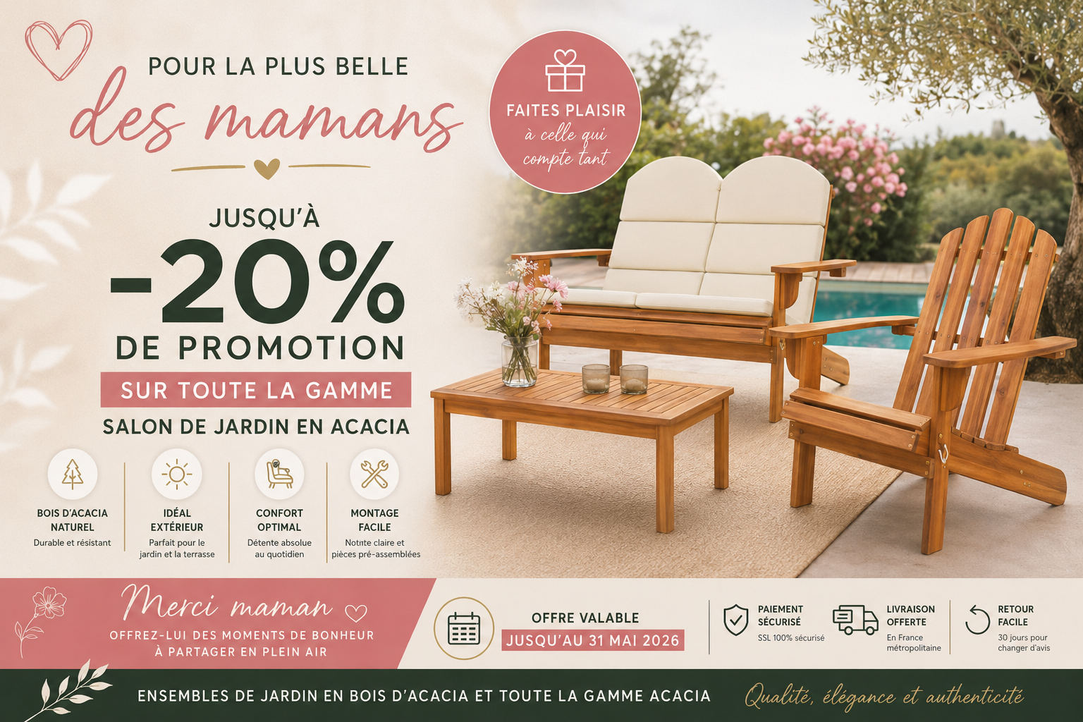 Offres promo Adirondack du moment