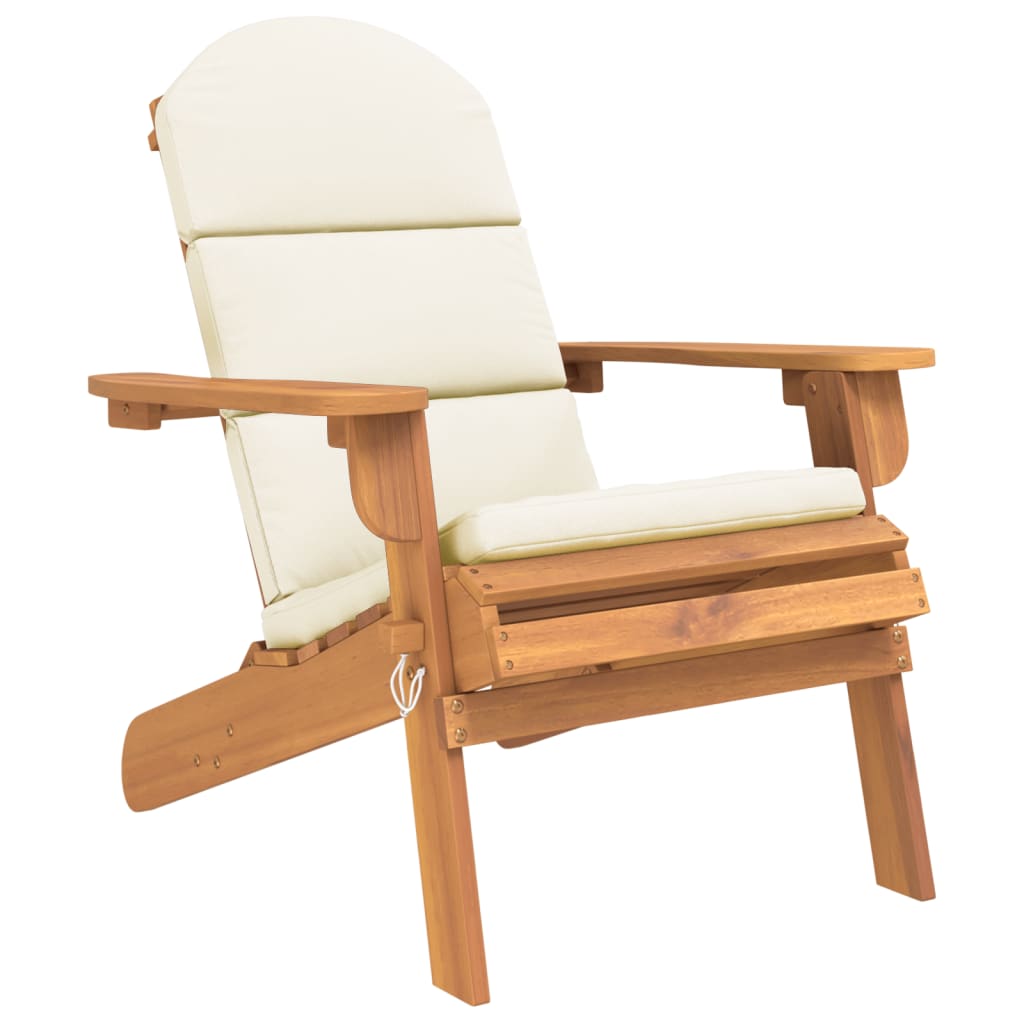 Ensemble de salon de jardin Adirondack 3 pcs bois acacia solide