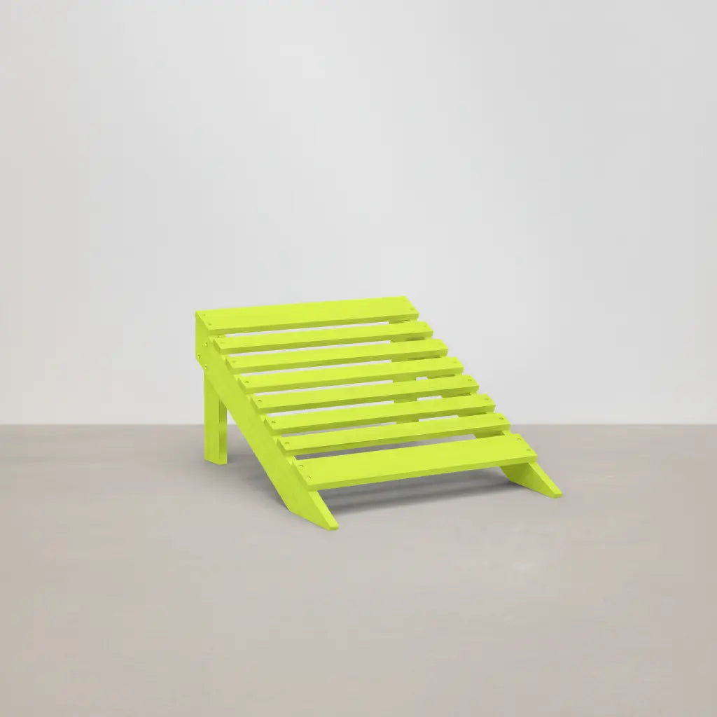Chaise de jardin Adirondack + repose pieds en bois de sapin Vert - Club Adirondack photo 8