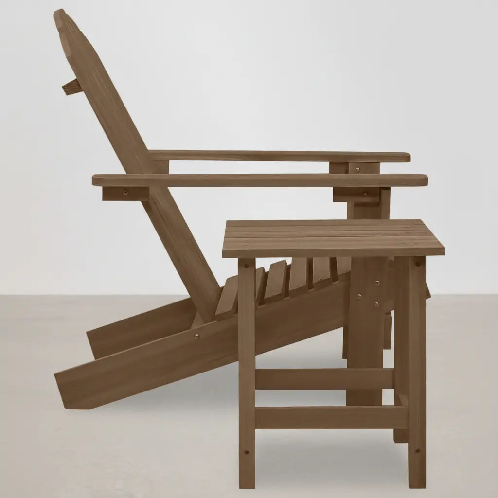 Chaise de jardin Adirondack + table basse en bois de sapin Marron - Club Adirondack photo 5