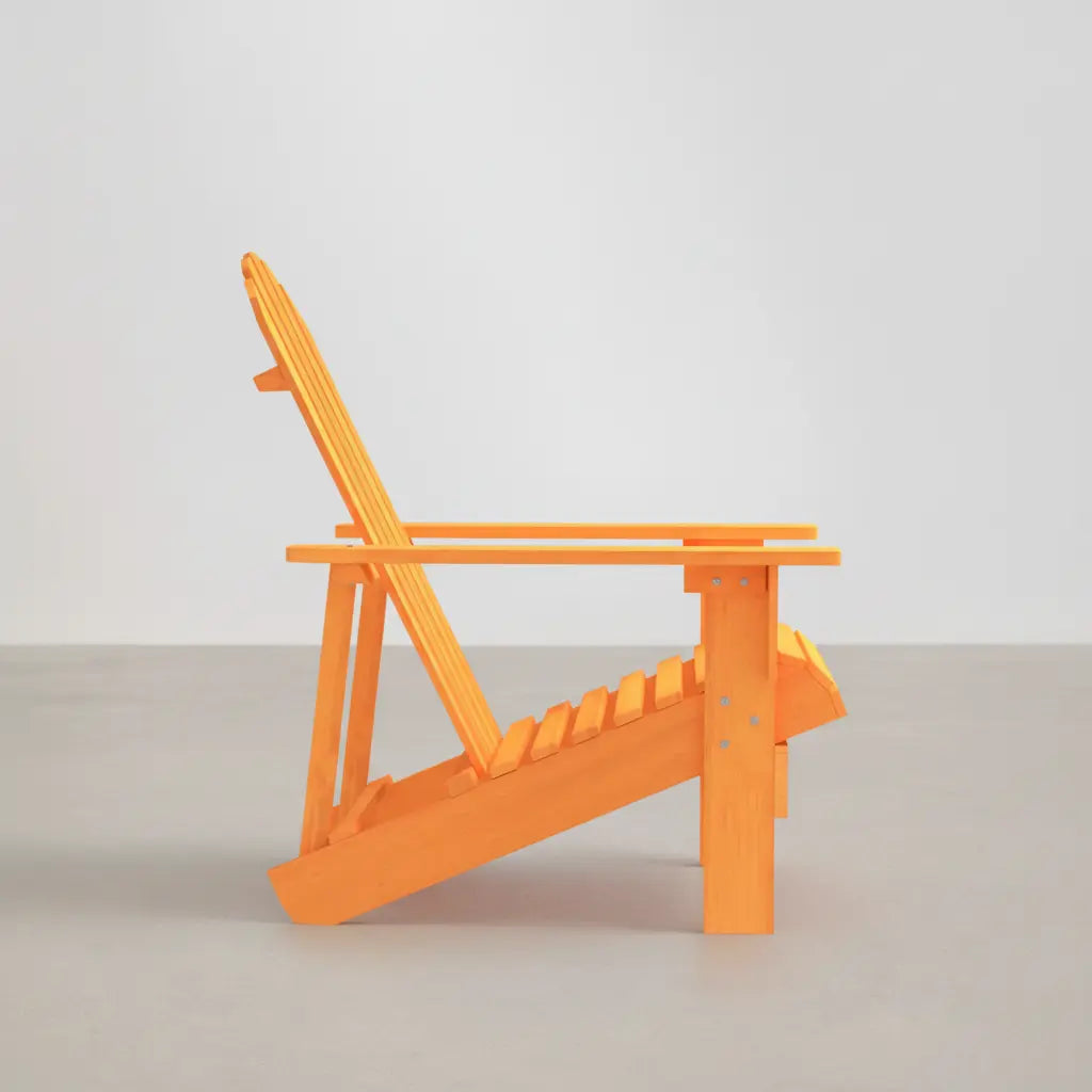 Chaise de jardin Adirondack en bois de sapin Orange | Club adirondack photo 2