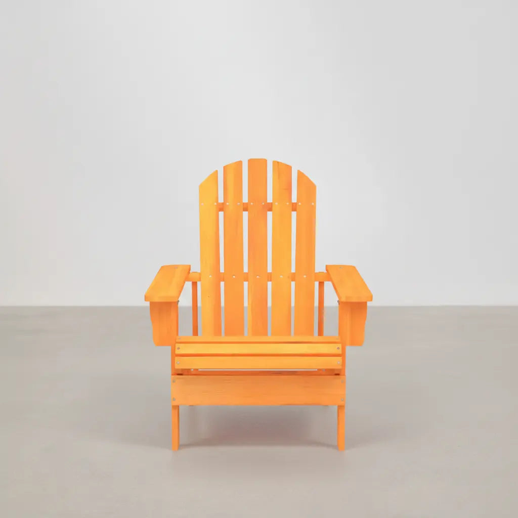 Chaise de jardin Adirondack en bois de sapin Orange | Club adirondack photo 3