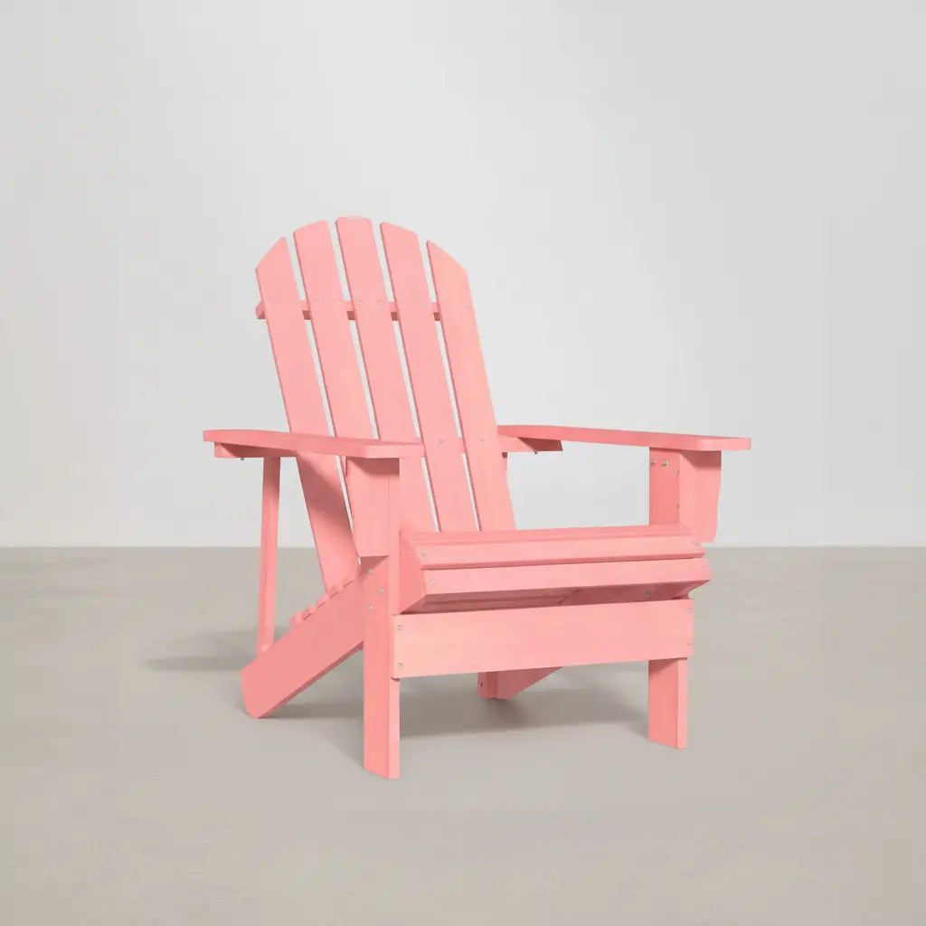 Chaise de jardin Adirondack en bois de sapin Rose | Club adirondack photo 1