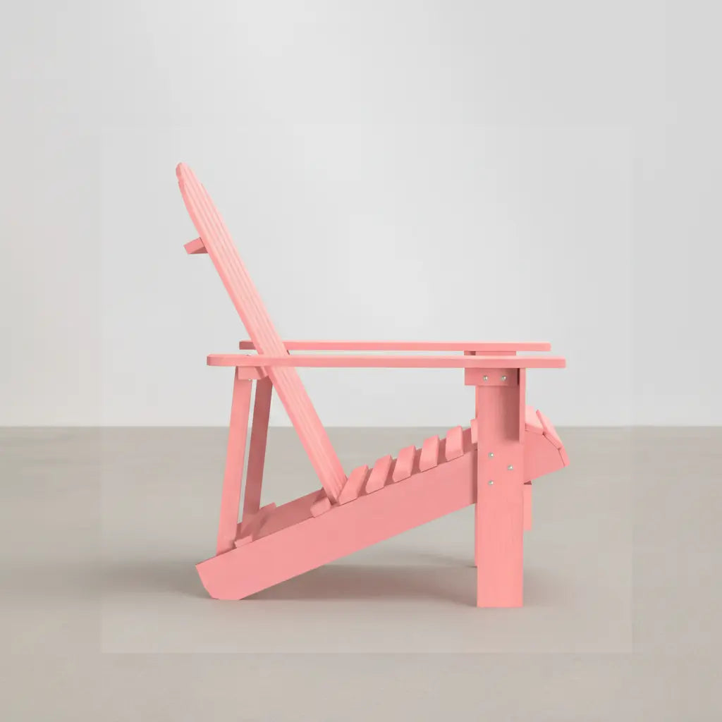 Chaise de jardin Adirondack en bois de sapin Rose | Club adirondack photo 2