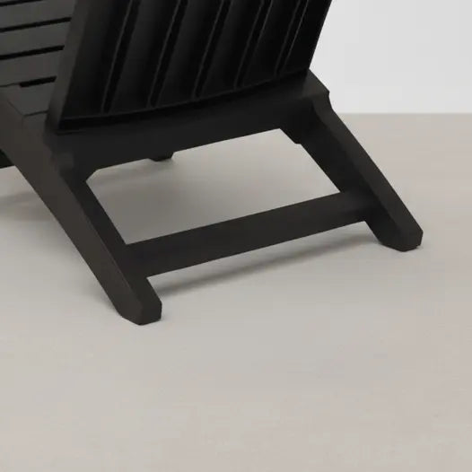 Chaise de jardin style Adirondack noir en plastique polypropène- CLub Adirondack photo 6