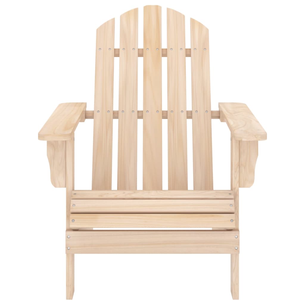 Chaise de jardin Adirondack en bois de sapin Beige photo 2