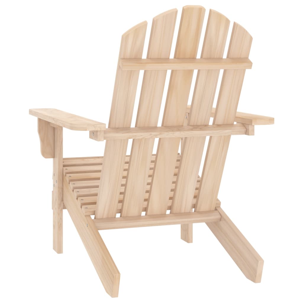 Chaise de jardin Adirondack en bois de sapin Beige photo 4