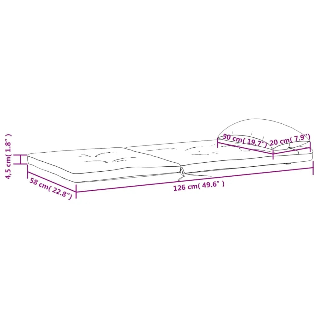 Lot de 2 coussins de chaise Adirondack en Tissu Rouge bordeaux - Club Adirondack photo 9