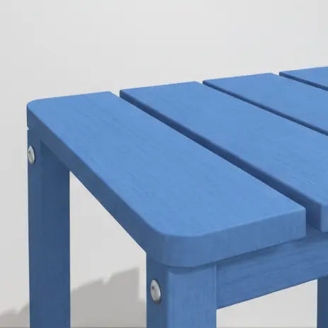 Table basse de jardin pour Adirondack en résine Bleu - Club Adirondack photo 3