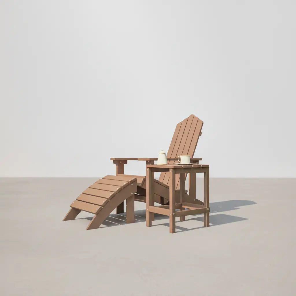 Table basse de jardin pour Adirondack en résine Marron - Club Adirondack photo 2