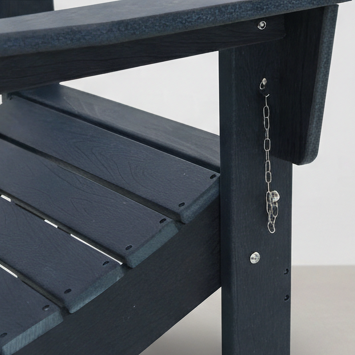 Chaise de jardin style Adirondack pliable en résine bleu marine - Club Adirondack photo 6