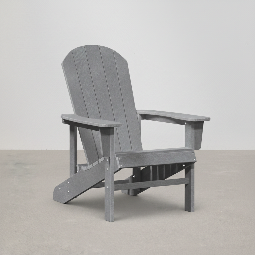 Chaise de jardin Adirondack en Résine gris clair - Club Adirondack photo 1