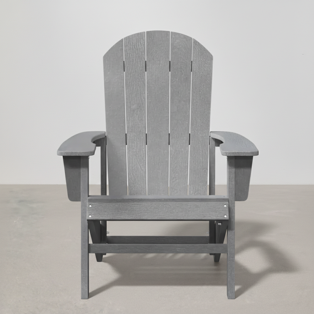 Chaise de jardin Adirondack en Résine gris clair - Club Adirondack photo 2