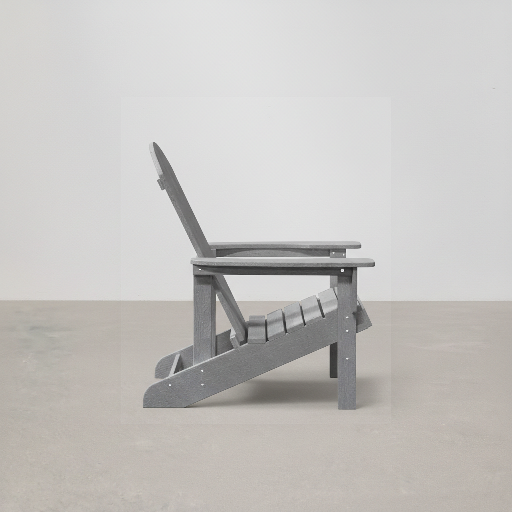 Chaise de jardin Adirondack en Résine gris clair - Club Adirondack photo 4