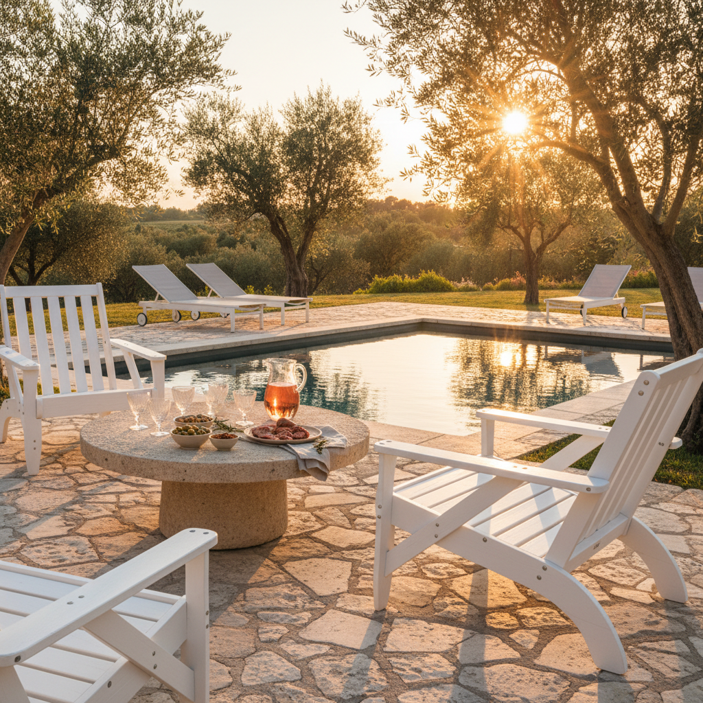 Chaise de jardin style Adirondack en bois de pin blanc - Club Adirondack photo 7